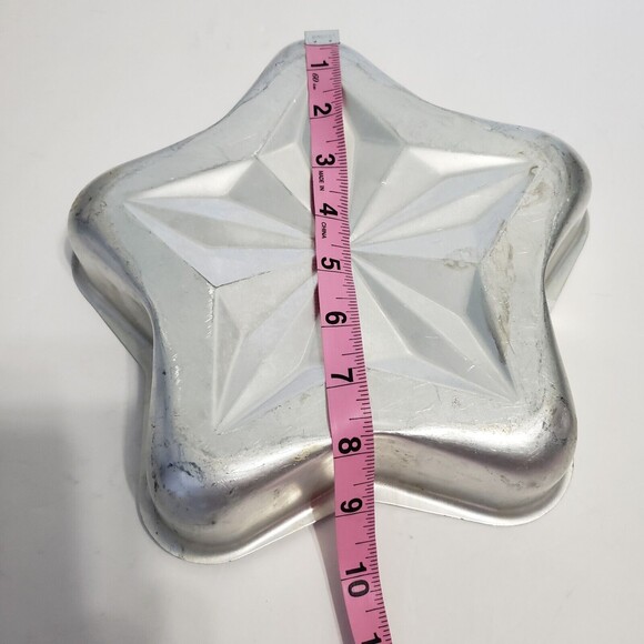 Wilton Cake Pans Lot of 3 Pans Horseshoe Star Christmas Tree Aluminum Vintage - Picture 5 of 8